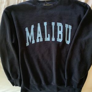 Brandy Melville Navy Malibu Sweatshirt